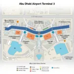 Abu Dhabi Airport Terminal 3 Layout Overview