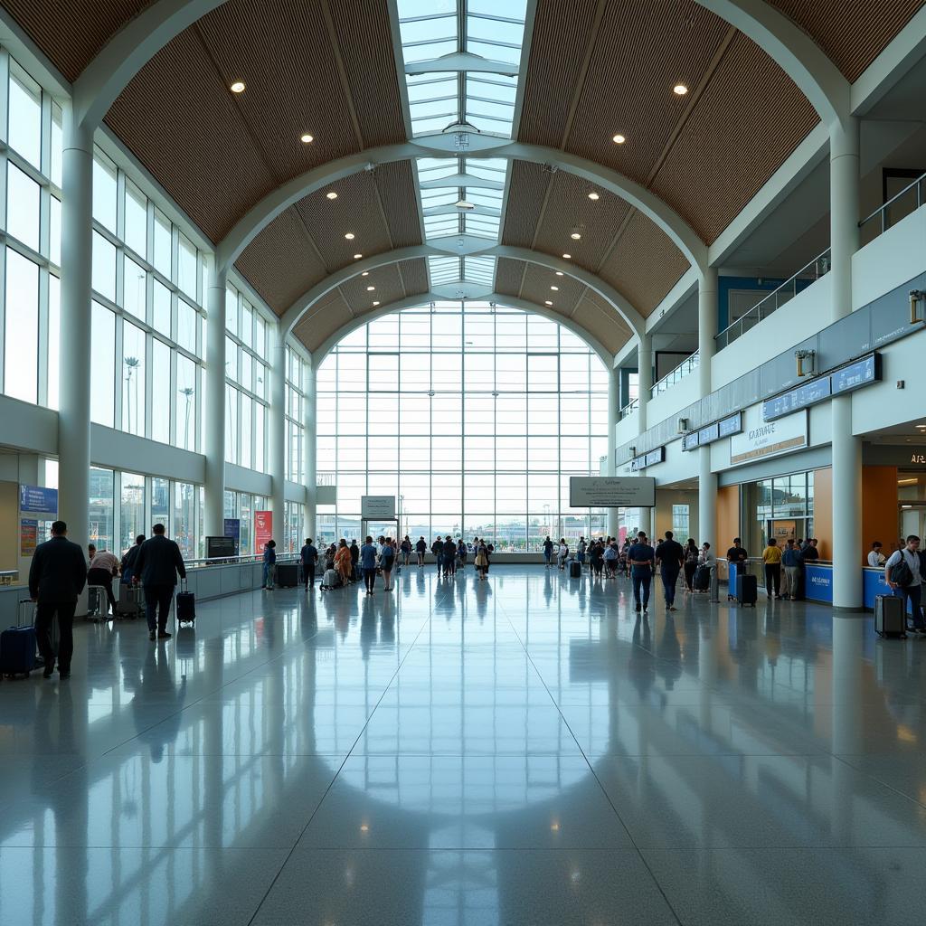 Abu Dhabi Airport Terminal Interior