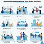 Adani Airport Mangalore Passenger Services: Streamlined processes and enhanced amenities.