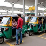 Ahmedabad Airport Auto-rickshaw Stand