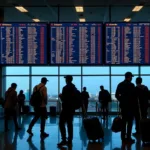 Ahmedabad Airport Flight Information Display