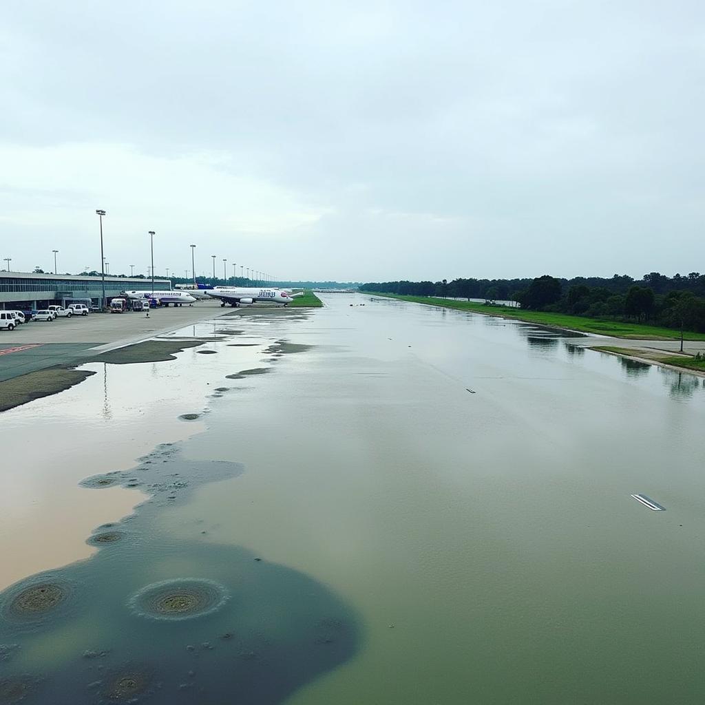 Ahmedabad Airport Flooded in July 2022