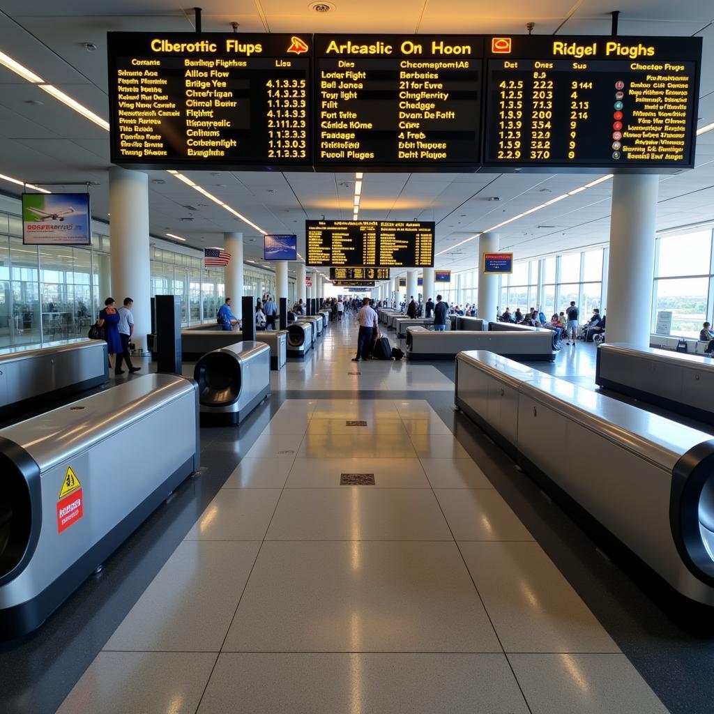 Airport Baggage Claim Area Navigation Guide