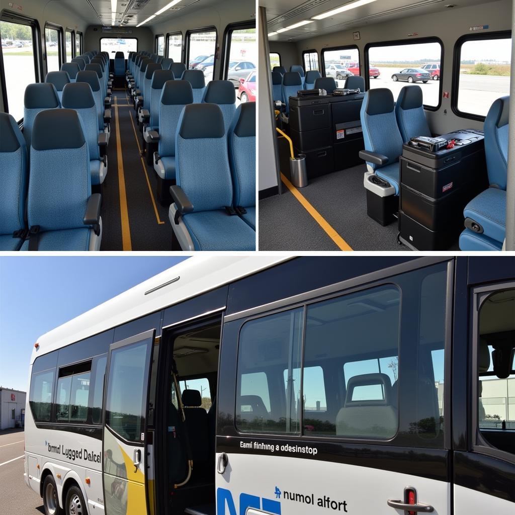 Spacious Luggage Compartment on Airport Bus