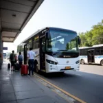 Airport bus departing from Whitefield to KIA