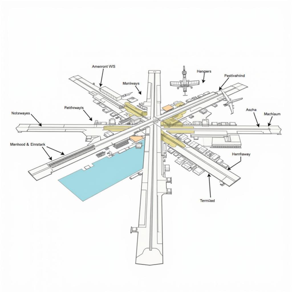 Diagram of Key Airport Components