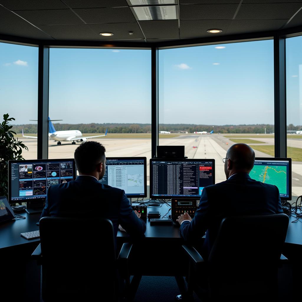 Airport Control Tower Operations and Code Usage