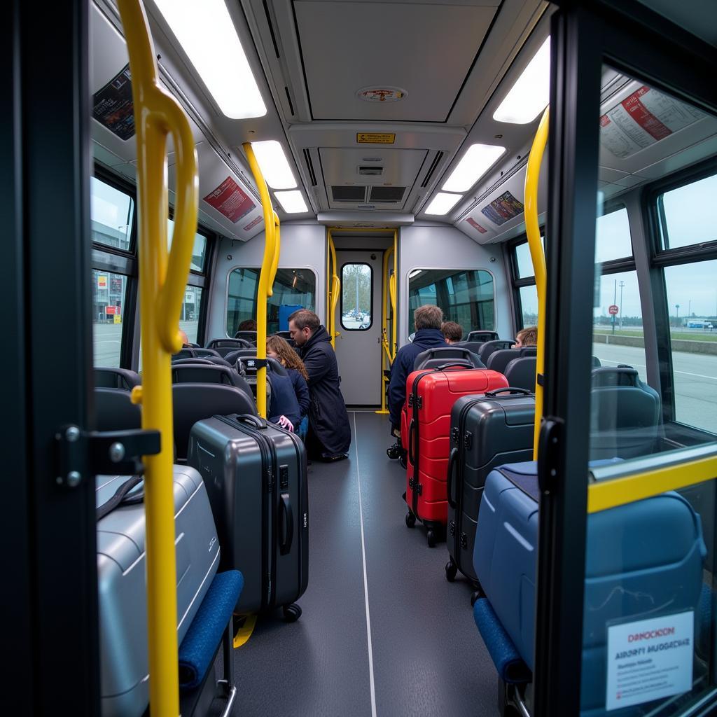 Airport Express Bus Luggage Compartment