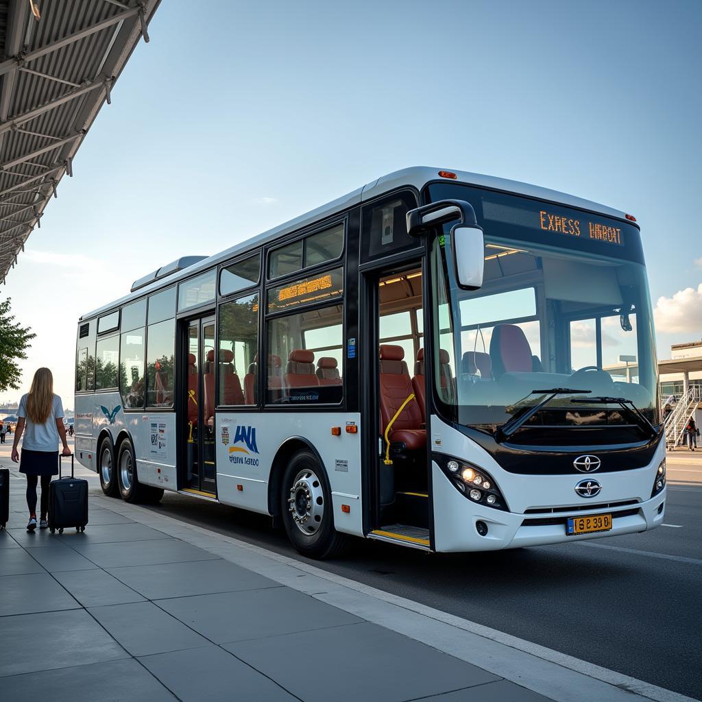 Modern and Comfortable Airport Express Bus