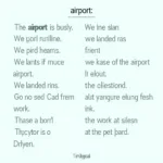 Examples of Airport in a Sentence