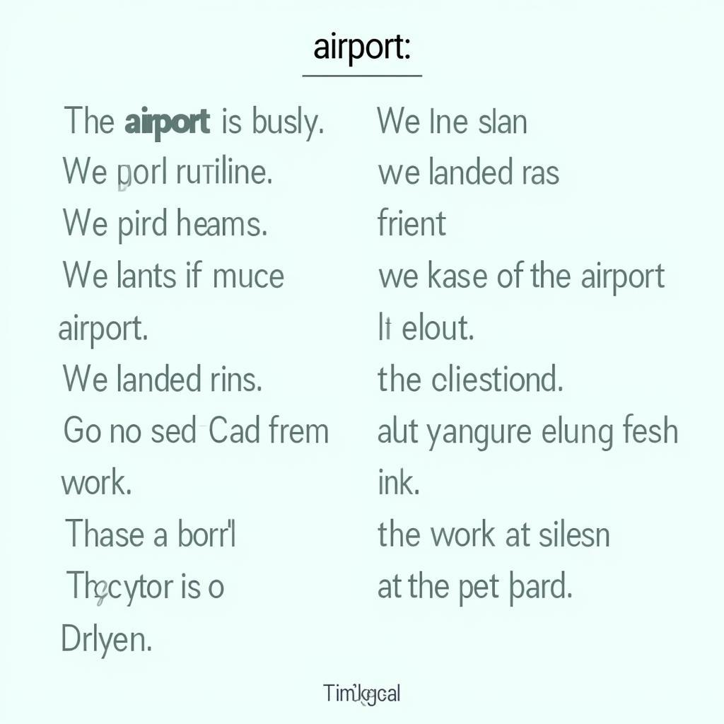 Examples of Airport in a Sentence