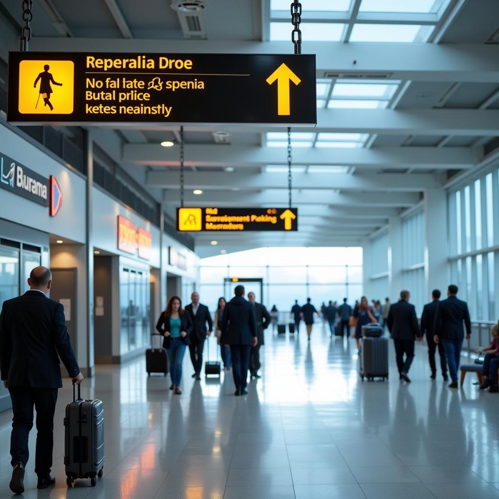 Airport Information Signage and Wayfinding Assistance