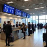 Airport Railway Station Information Desk