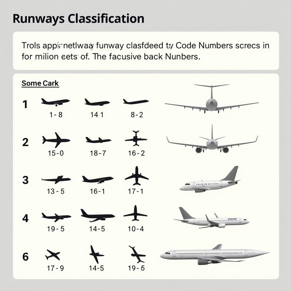 Airport Runway Classifications Chart