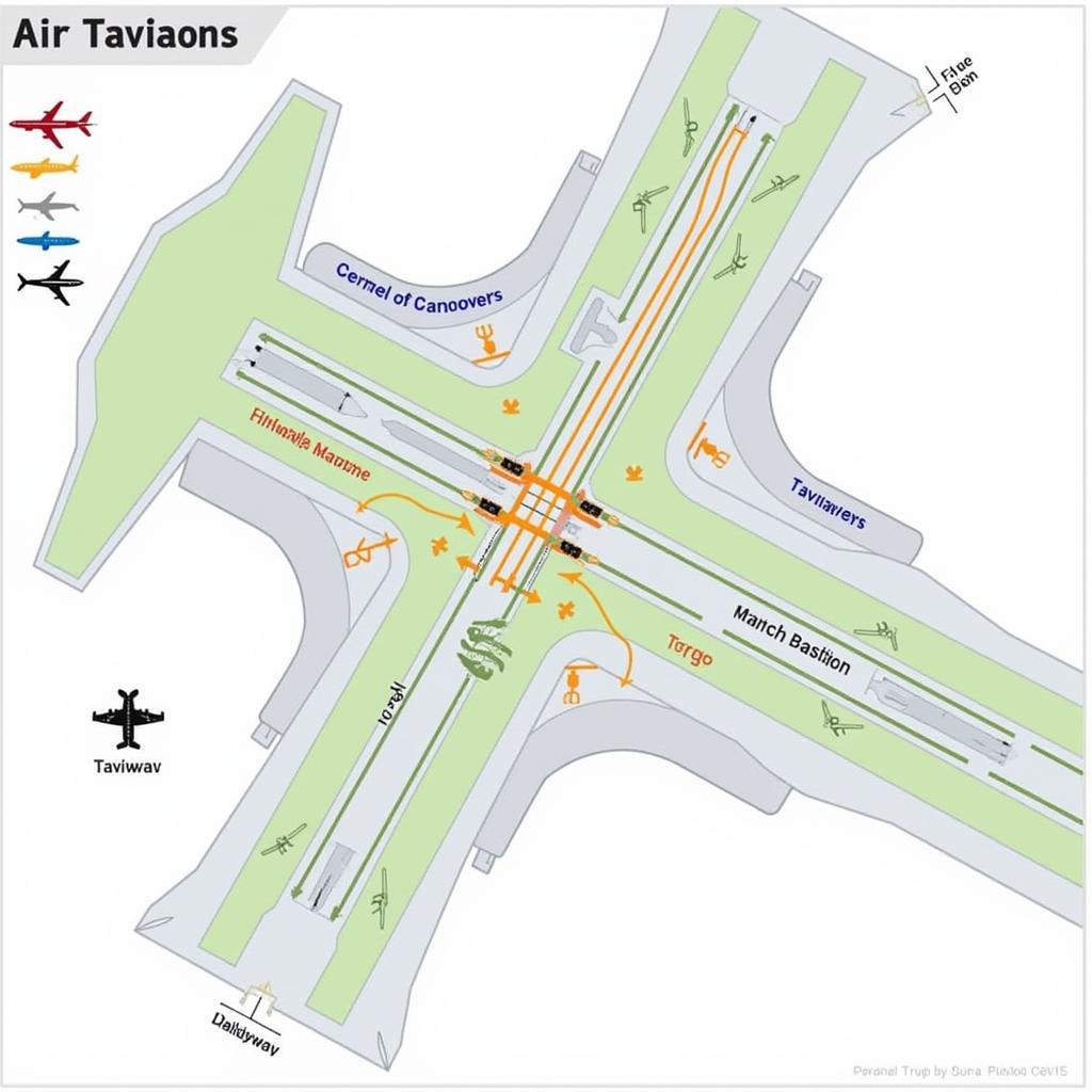 Airport Runway and Taxiway Layout