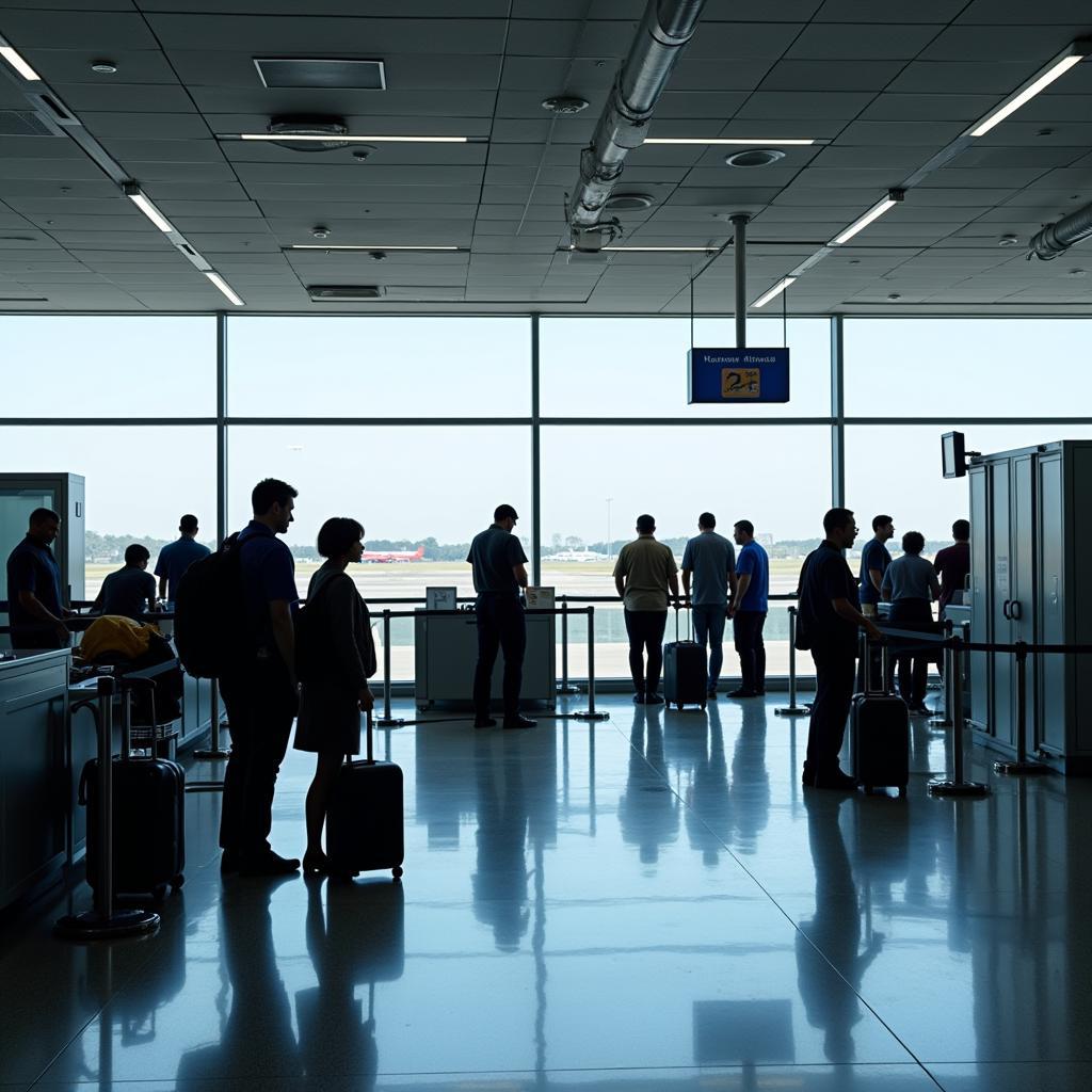 Airport Security Checkpoint and Passenger Screening Process