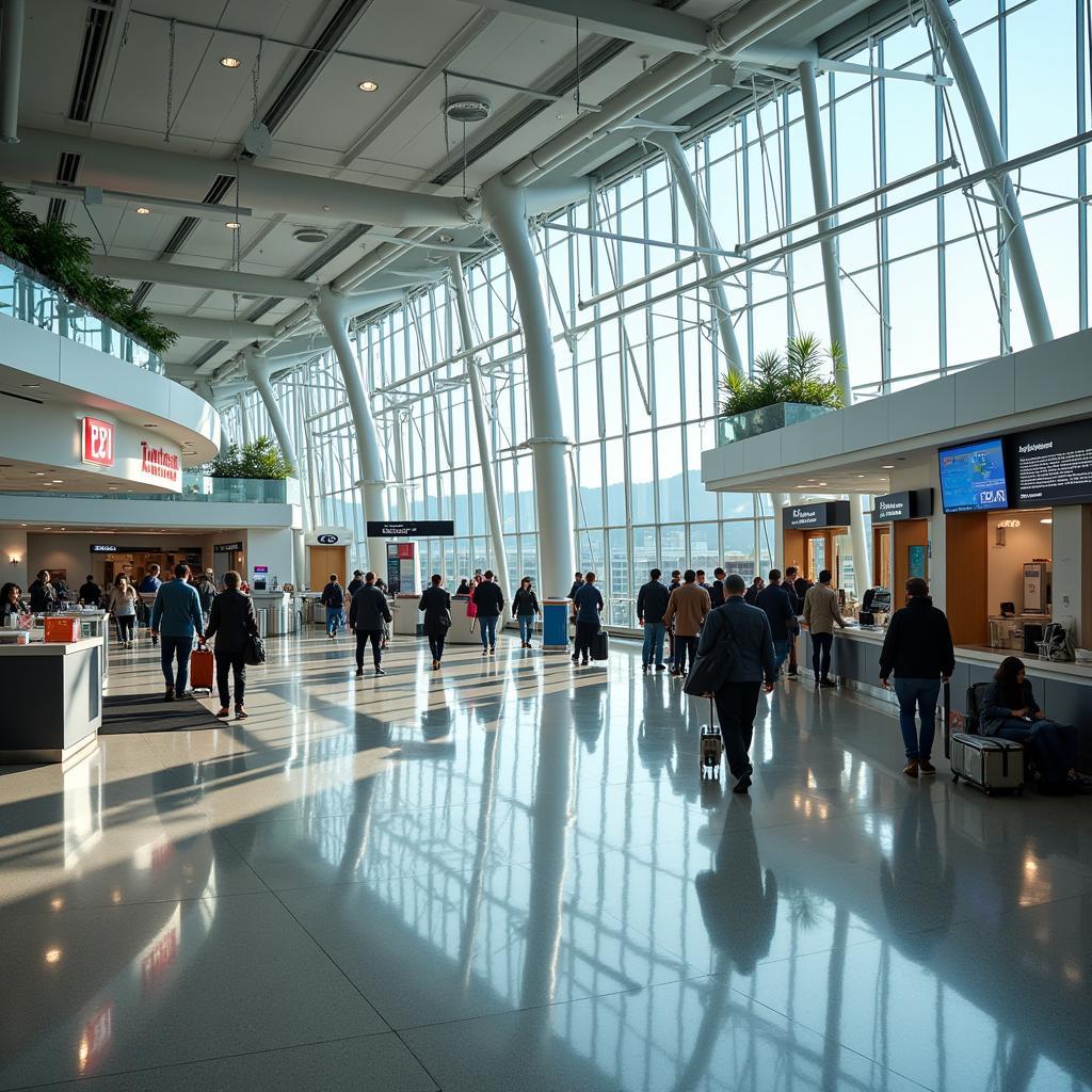 Airport Terminal Interior