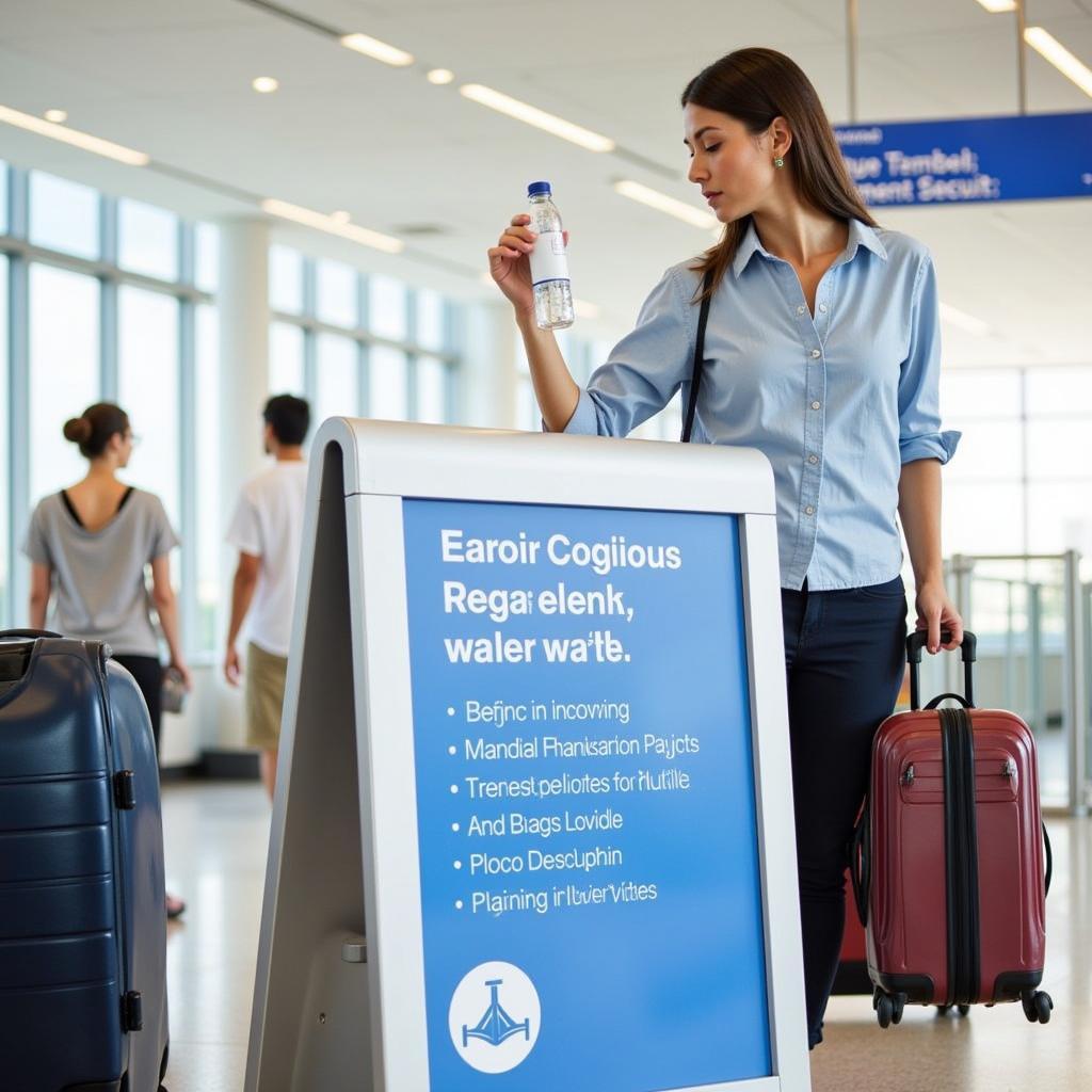 Navigating Airport Security with a Water Bottle