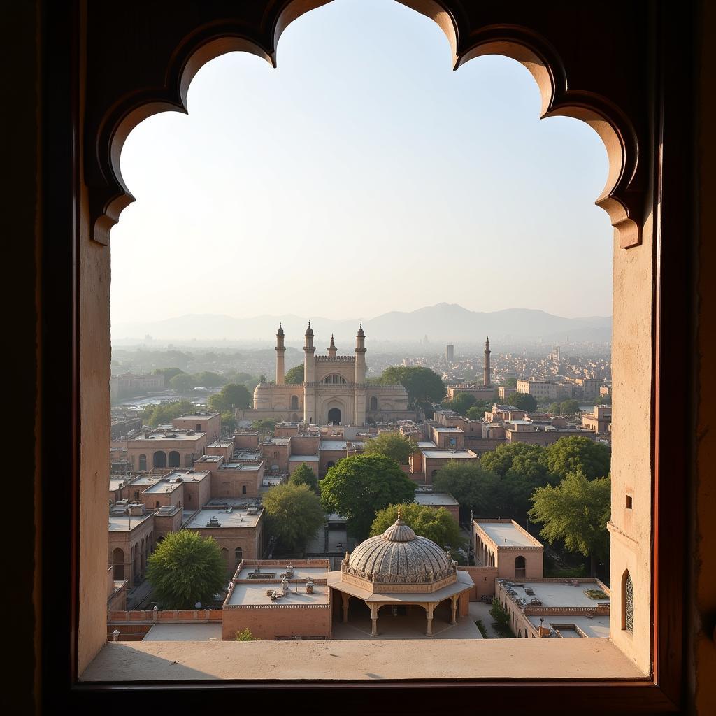 Ajmer City View from Hotel Window