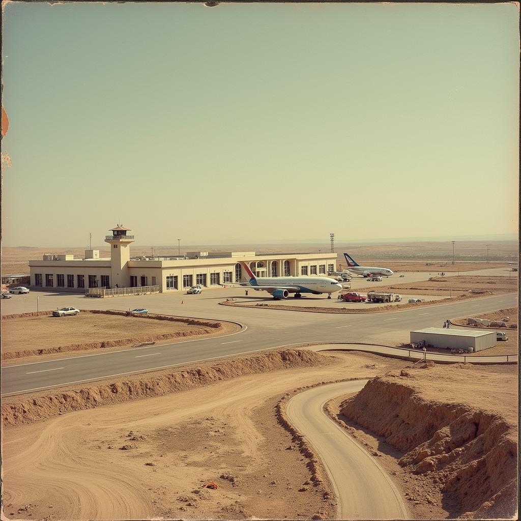 Early days of Al Assad International Airport