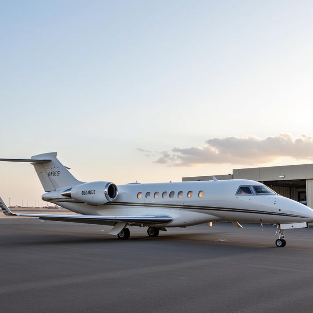 Private Jet at Al Bateen Executive Airport