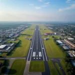 Ambala Airport Aerial View