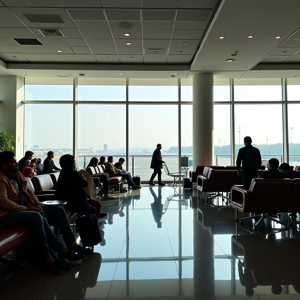 Amritsar Airport Interior Departure Lounge