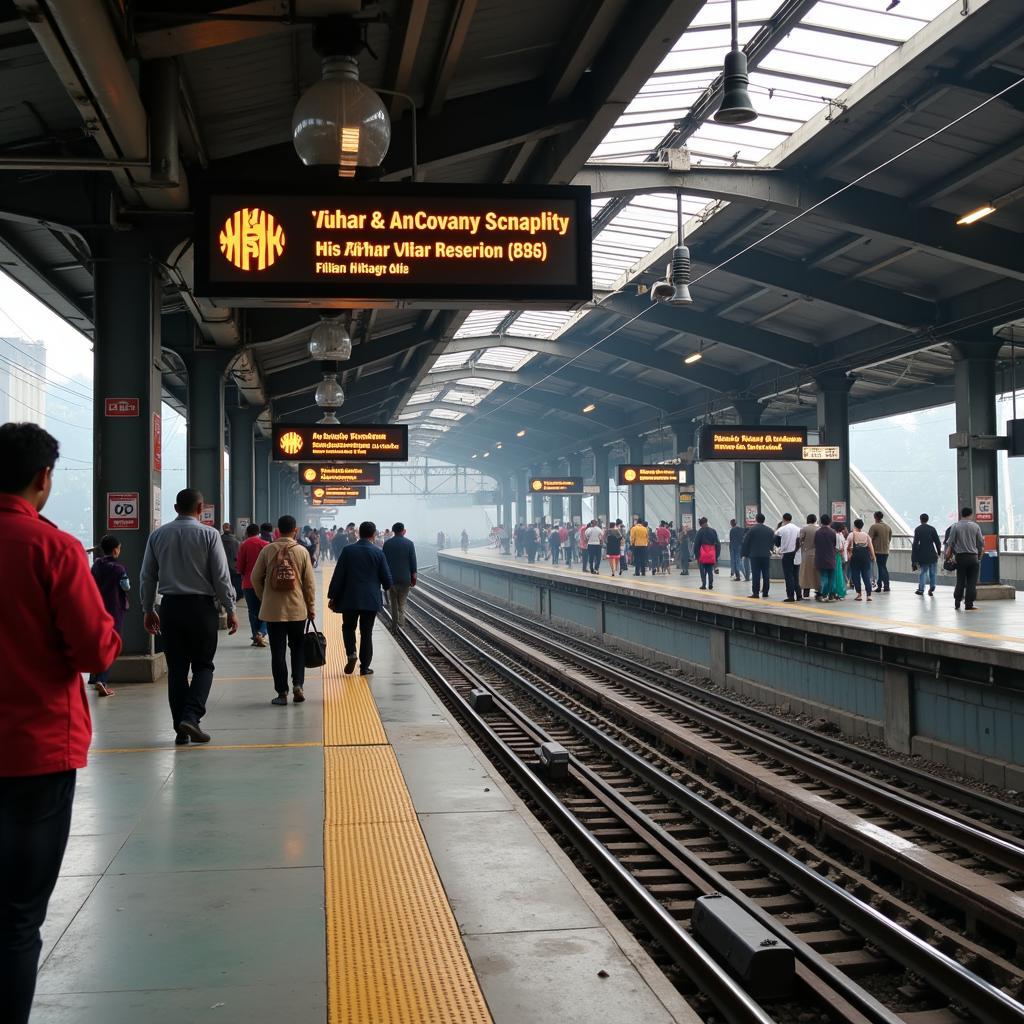 Anand Vihar Metro Station