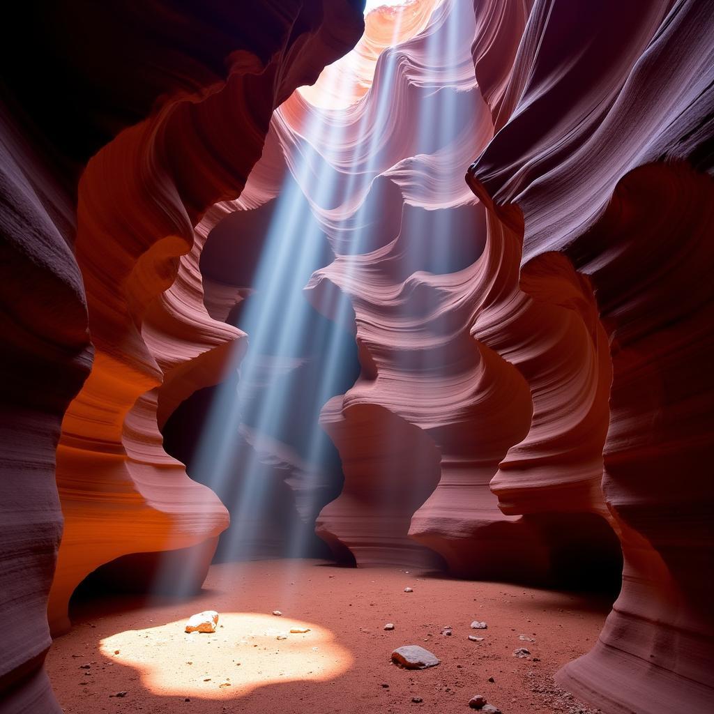 Exploring Antelope Canyon near QPG Airport