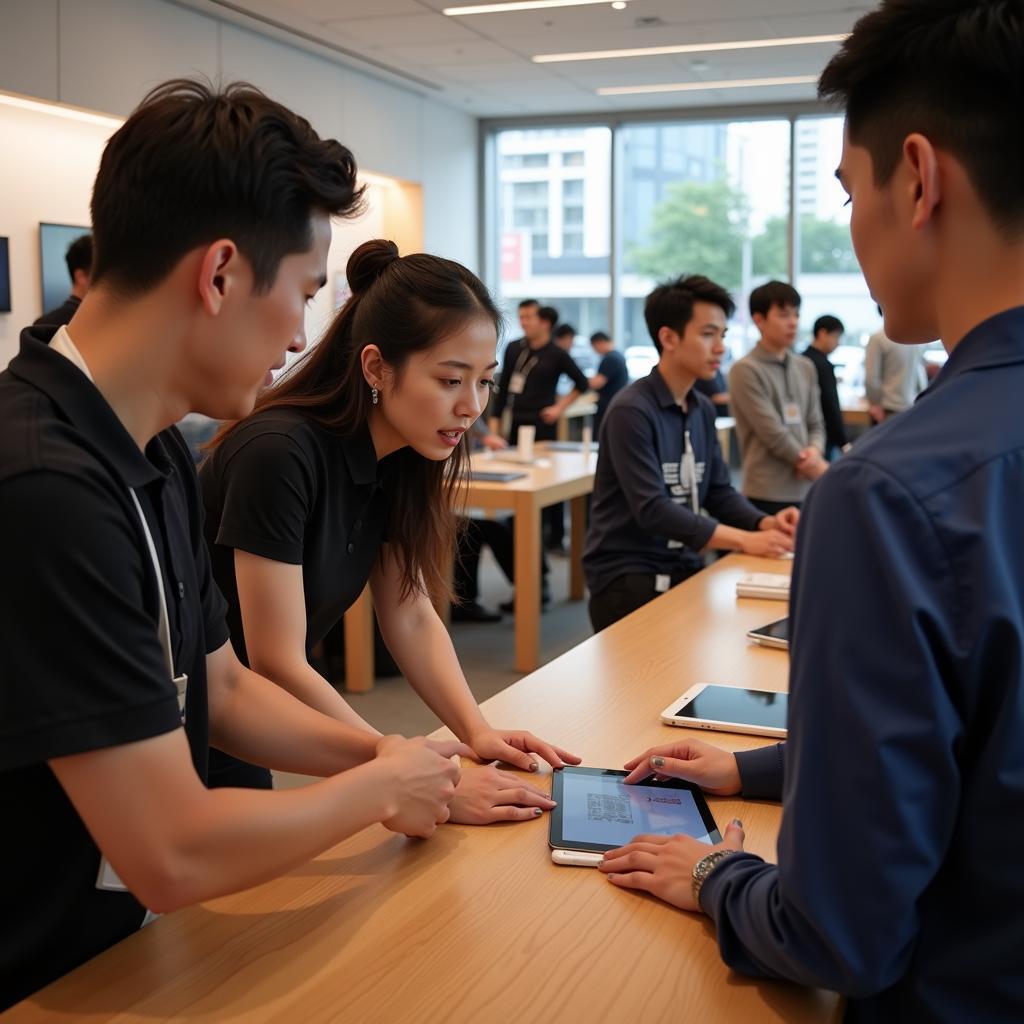 Apple Shop Customer Service at HKG Airport