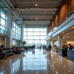 Ayodhya Airport Arrival Terminal - Modern and Spacious Interior