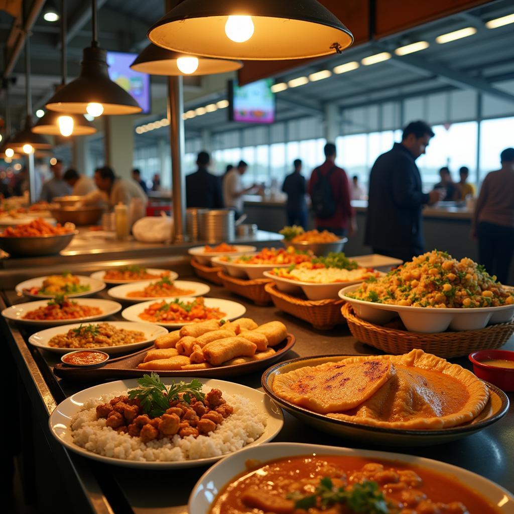 Bagdogra Airport Local Food Stalls