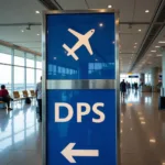 Bali Airport Code DPS Sign