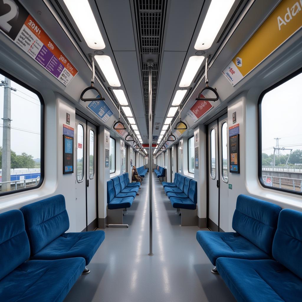 Bangalore Metro Purple Line Interior