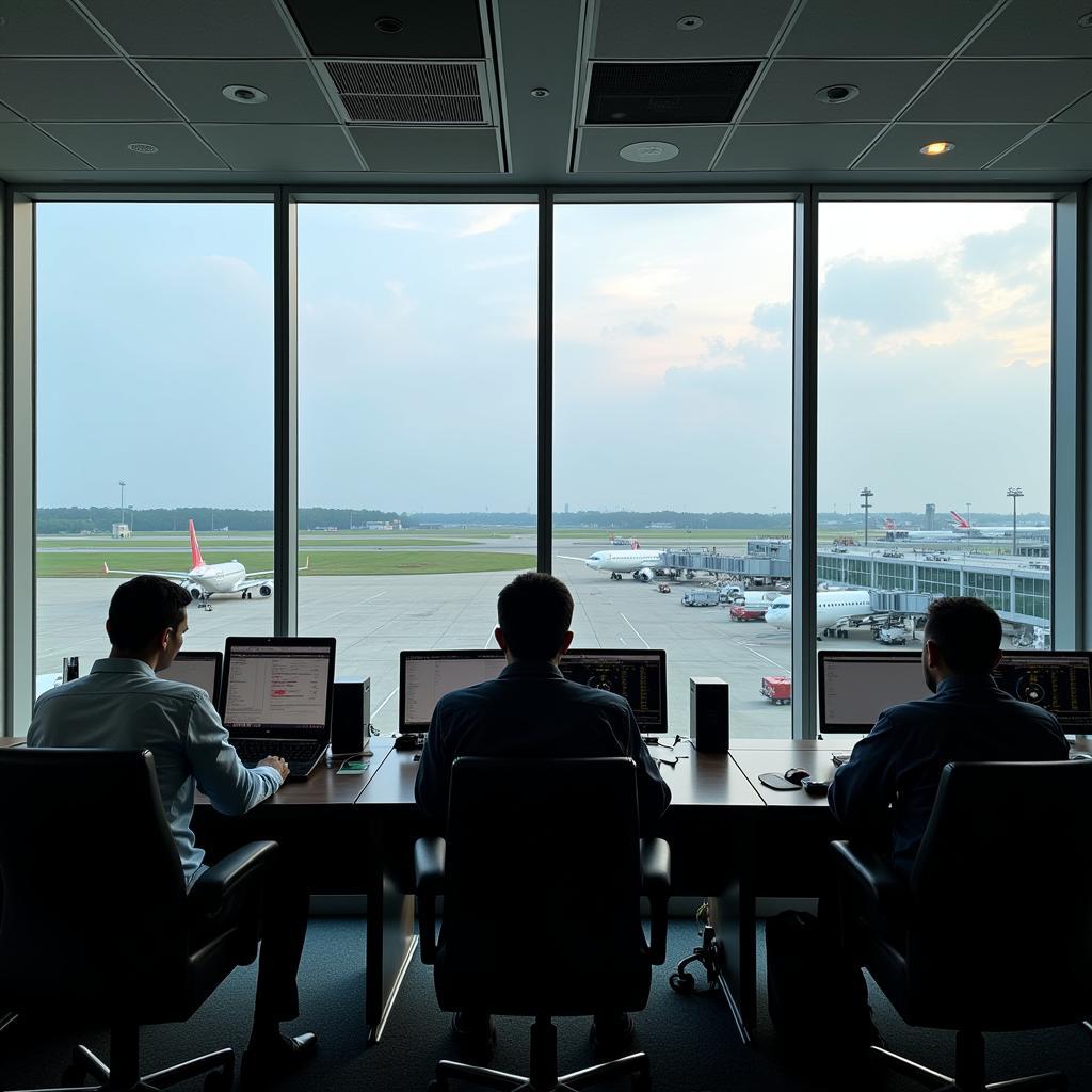 Air Traffic Control at Bangladesh International Airport