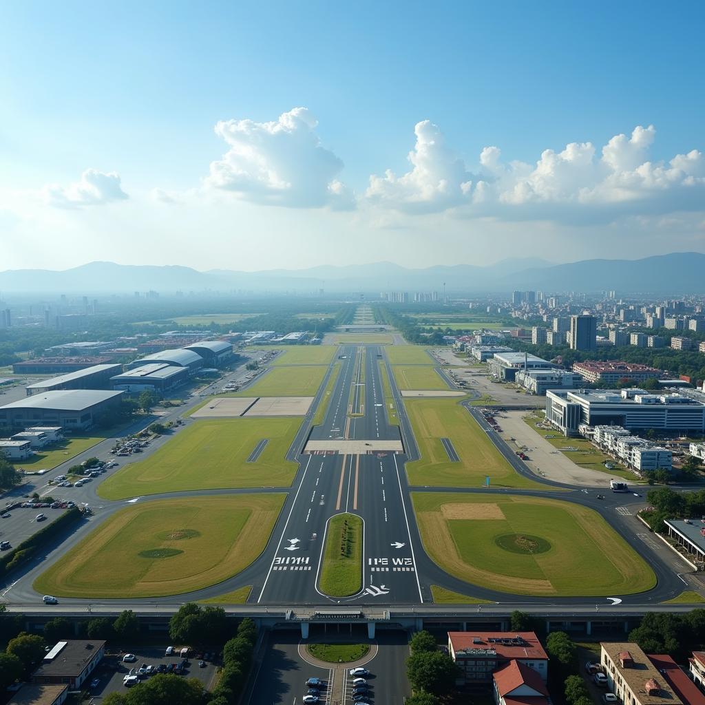 Bengaluru International Airport Aerial View