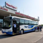 Modern Vayu Vajra Bus at Kempegowda International Airport