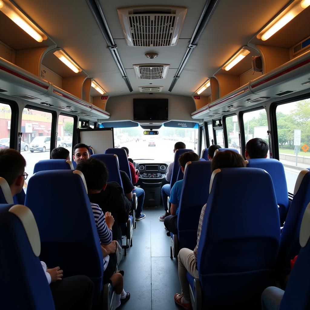 Comfortable Interior of Vayu Vajra Bus