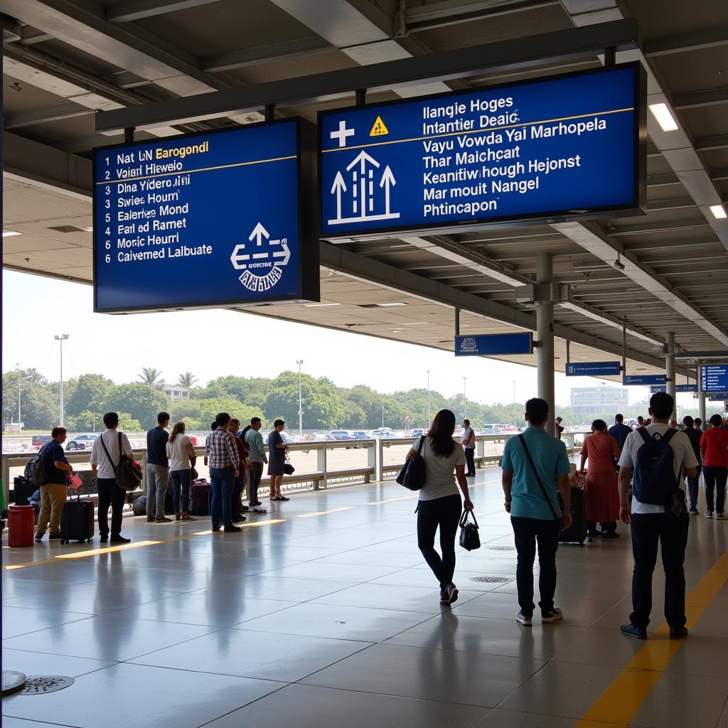 Vayu Vajra Bus Terminal at Bengaluru Airport