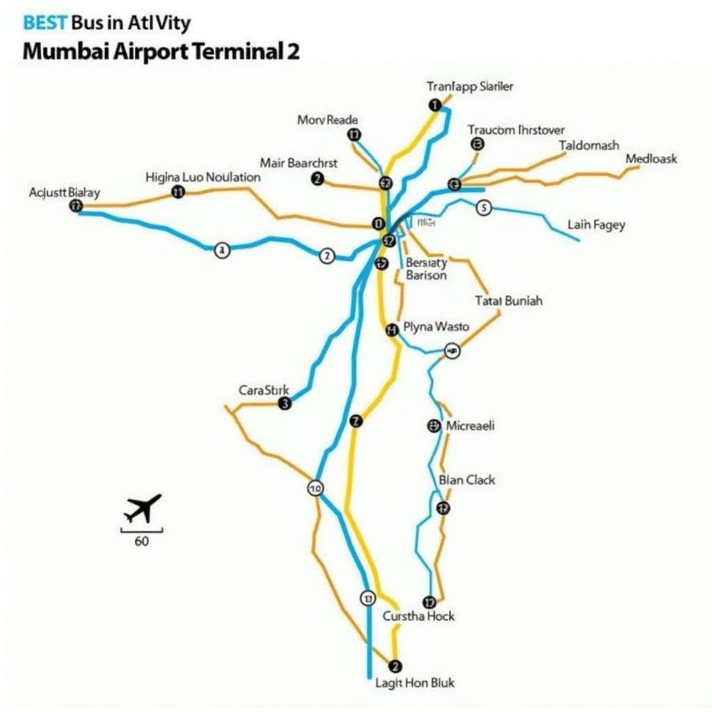 BEST Bus Route Map for Mumbai Airport Terminal 2: Detailed Navigation Guide