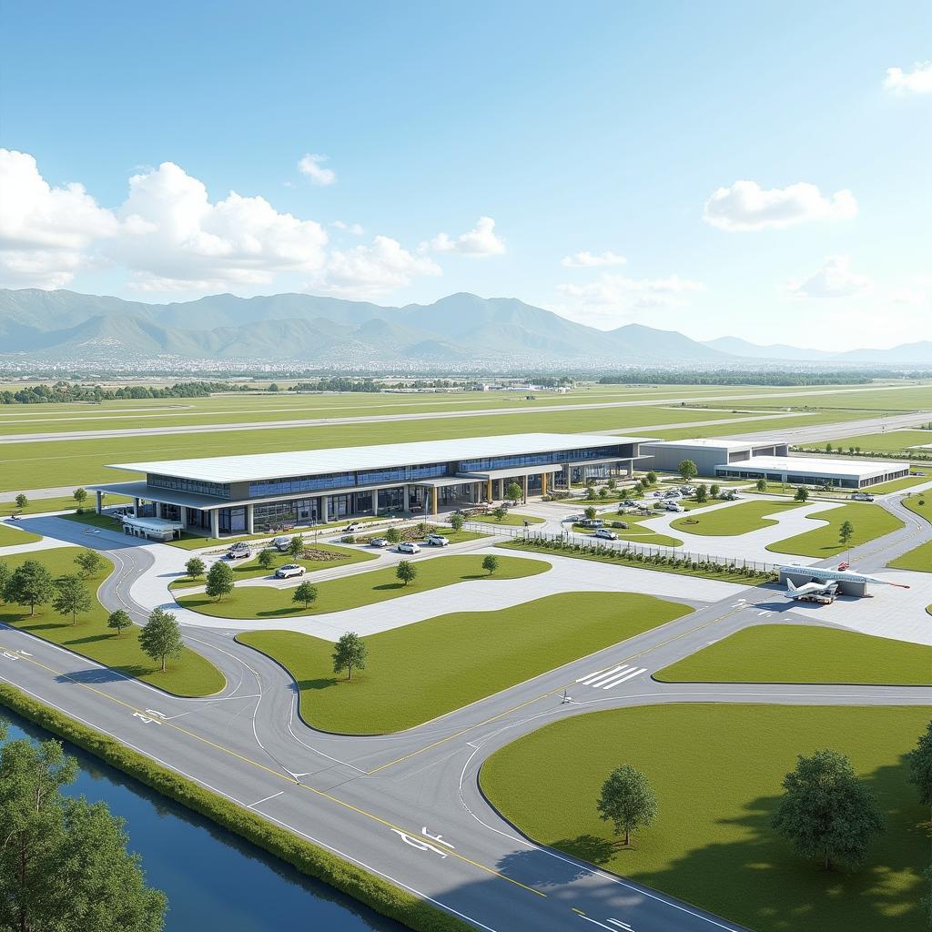 BHO Airport Future Expansion: Artist's Rendition