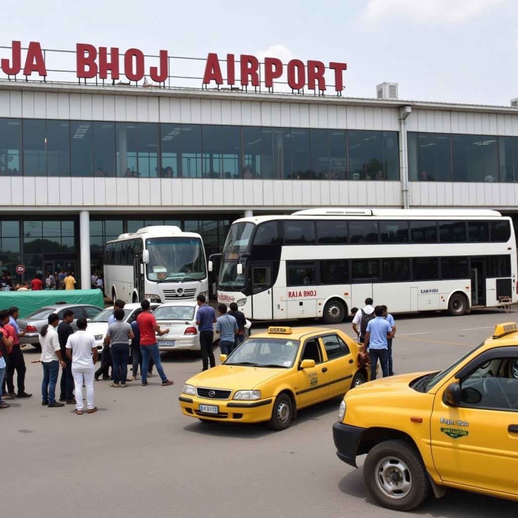 Transportation options at Bhopal Airport