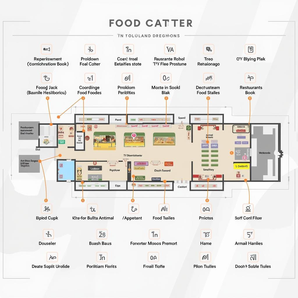 Bhubaneswar Airport Food Court Layout