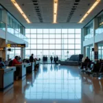 Modern Airport Terminal in Bolivia