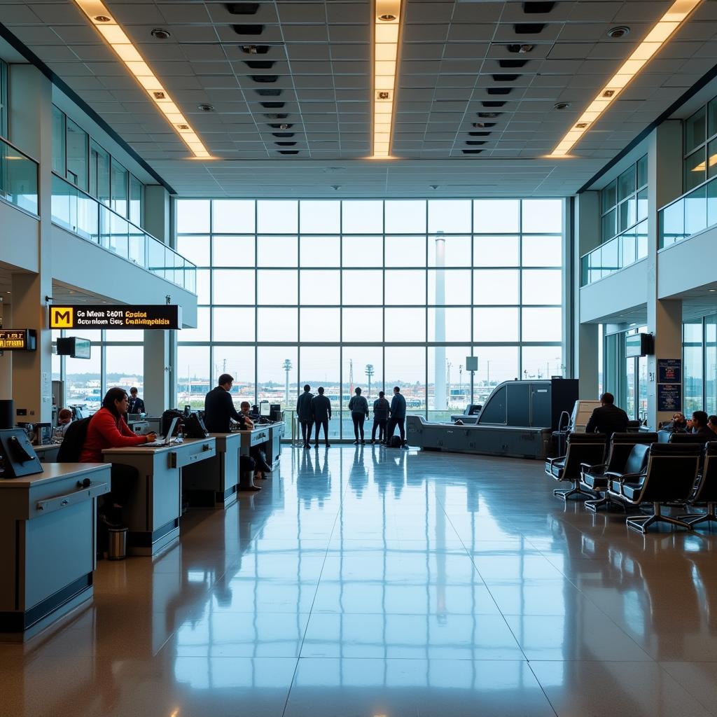 Modern Airport Terminal in Bolivia