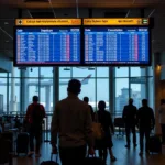 Calicut Airport Flight Information Display