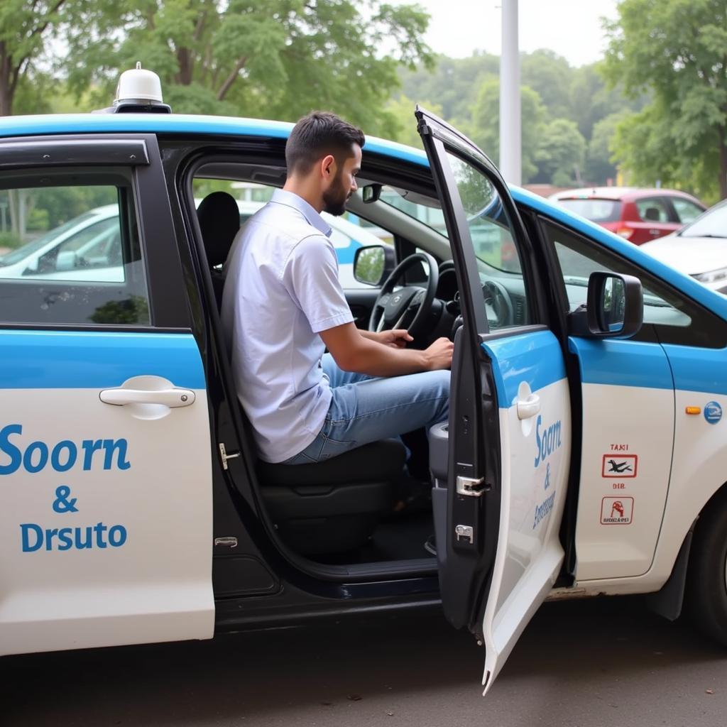 Calicut Airport Prepaid Taxi Passenger Boarding