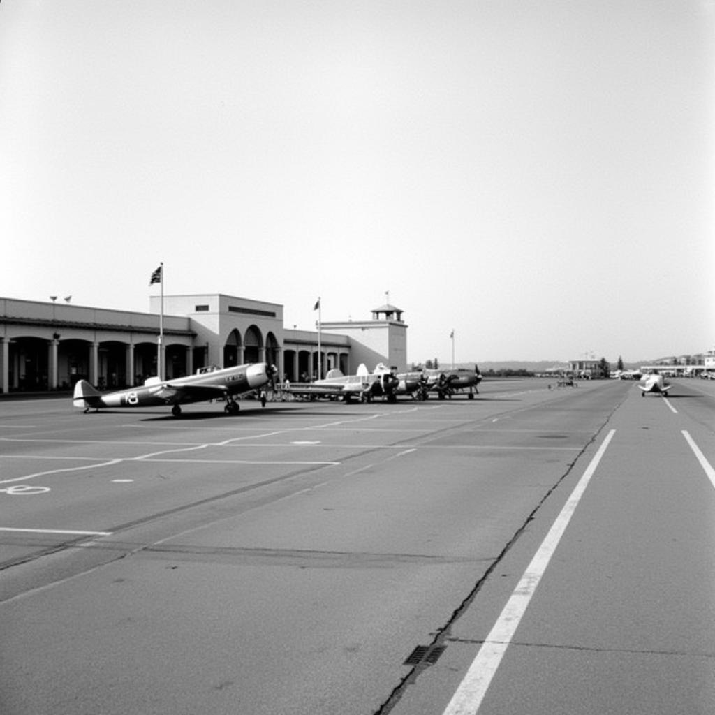 Cannes Airport Historical View