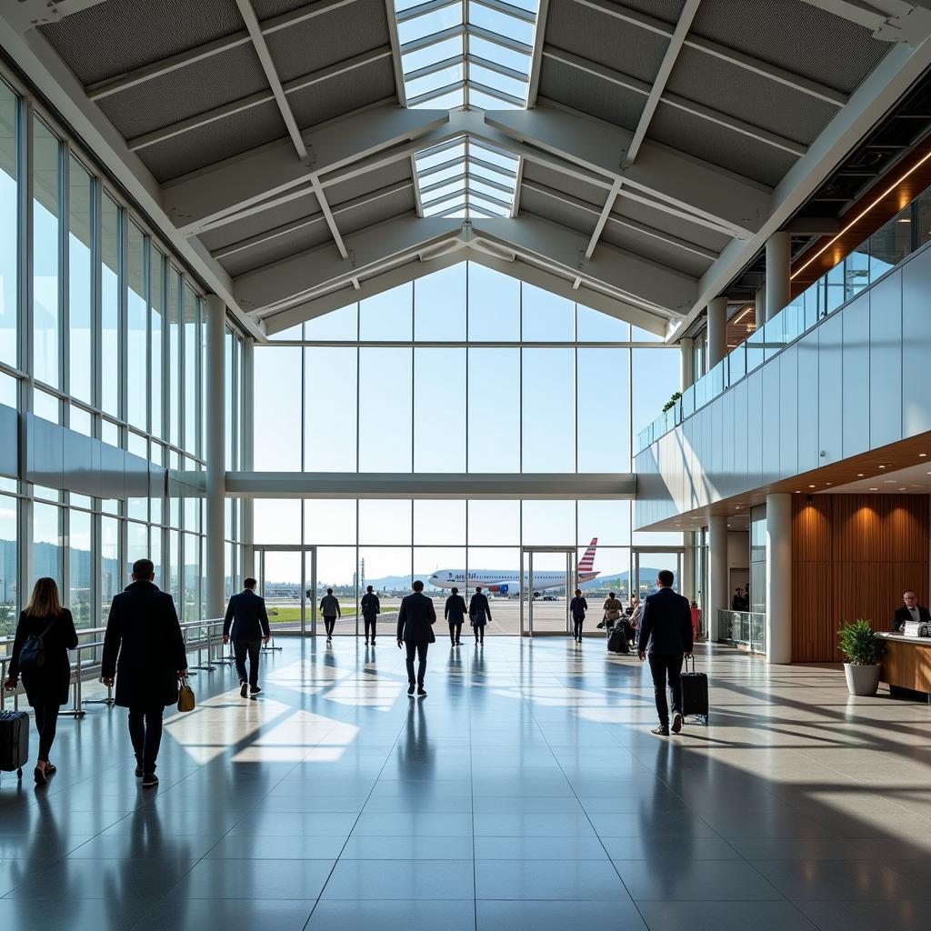 Cannes Airport Modern Terminal