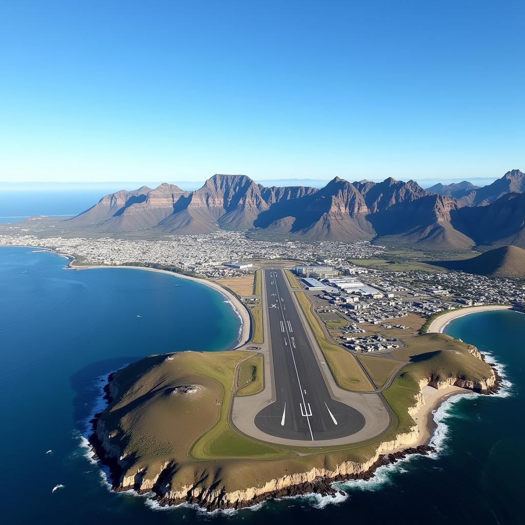 Cape Town Airport Aerial View